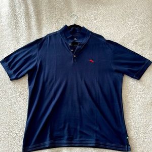 Tommy Bahama navy classic polo
